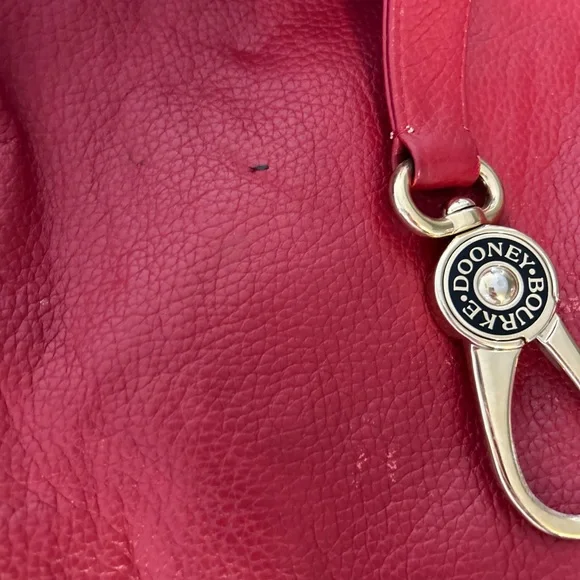 Red Leather Women's Bag - Picture 13 of 15